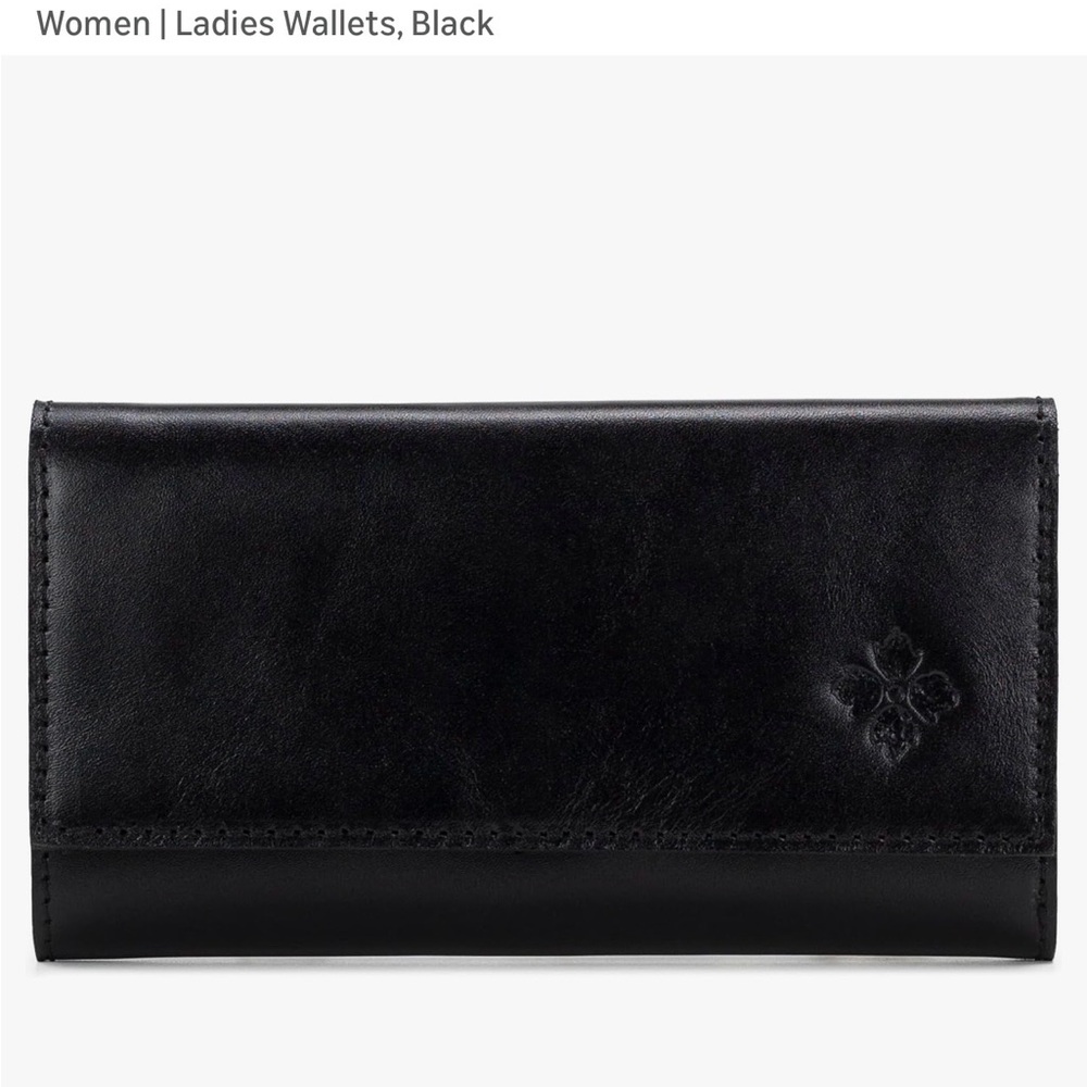 Patricia Nash RFID Blocking Black Leather Women's Wallet